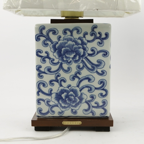 46 - LAUREN RALPH LAUREN HOME TABLE LAMPS, A PAIR. with shades, 42cm H each approx. (2).