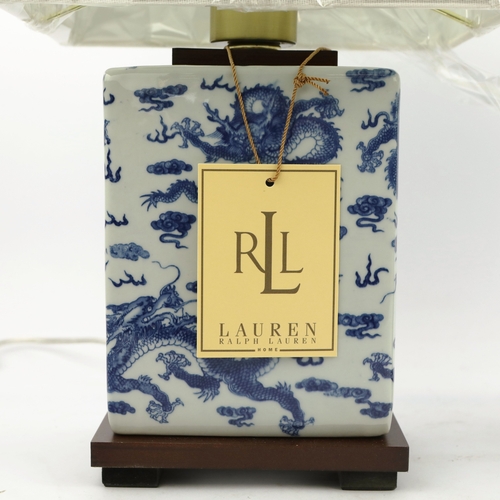 47 - LAUREN RALPH LAUREN HOME TABLE LAMPS, A PAIR. with shades, 42cm H each approx. (2).