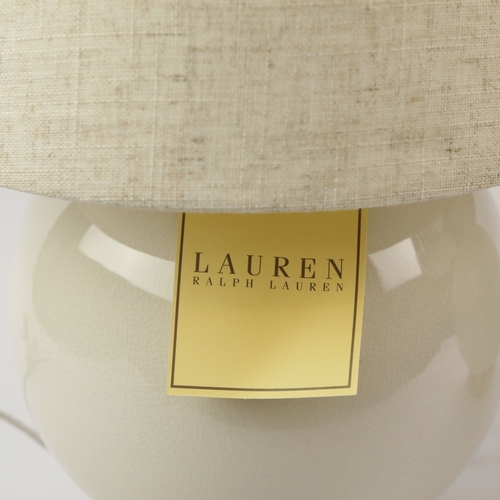 49 - LAUREN RALPH LAUREN HOME TABLE LAMPS, A PAIR. with shades, 46cm H each approx. (2).