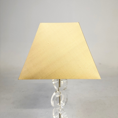 6 - PORTA ROMANA TABLE LAMP. overall 85cm t including shade.