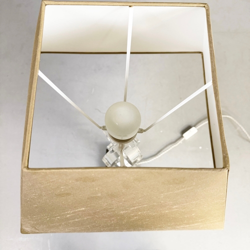 6 - PORTA ROMANA TABLE LAMP. overall 85cm t including shade.