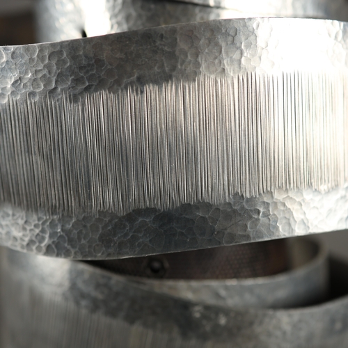 8 - PORTA ROMANA VORTEX CHANDELIER. 65cm drop approx.