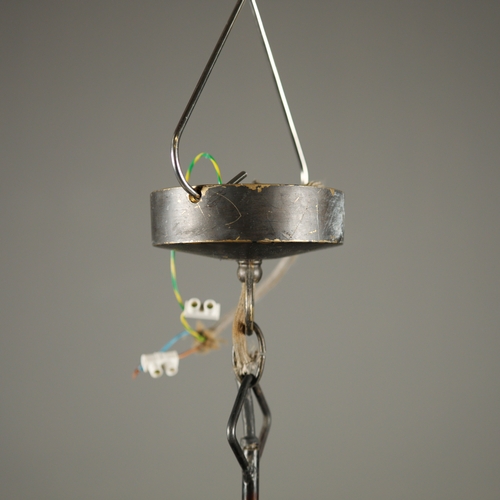 8 - PORTA ROMANA VORTEX CHANDELIER. 65cm drop approx.