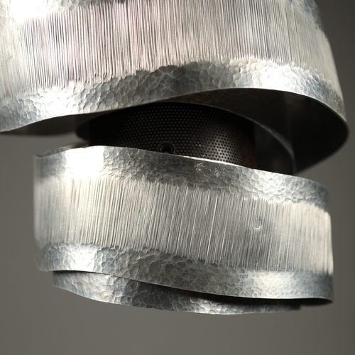 8 - PORTA ROMANA VORTEX CHANDELIER. 65cm drop approx.