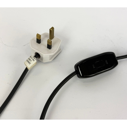 9 - PORTA ROMANA TABLE LAMPS, A PAIR. with shades, 63cm H approx. (2).