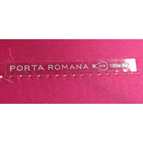 1 - PORTA ROMANA LAVA TABLE LAMPS, A PAIR. with Porta Romana shades, 64cm H each approx. (2).
