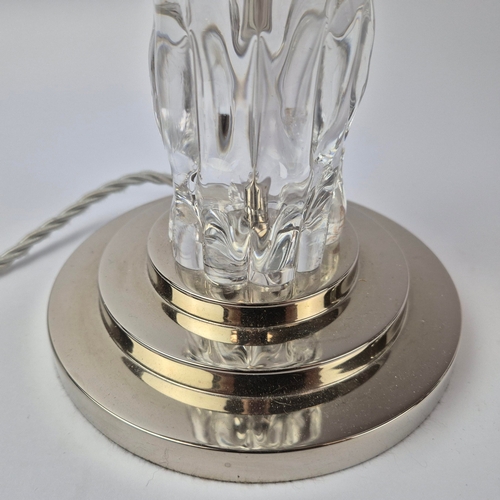 10 - PORTA ROMANA TABLE LAMPS, A PAIR. with Porta Romana Shades, 82cm H approx. (2).