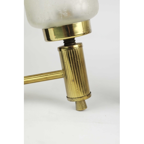 123 - PAIR OF 1960s ITALIAN STILNOVO STYLE WALL LIGHTS. 29cm H x 18cm W x 18cm D.