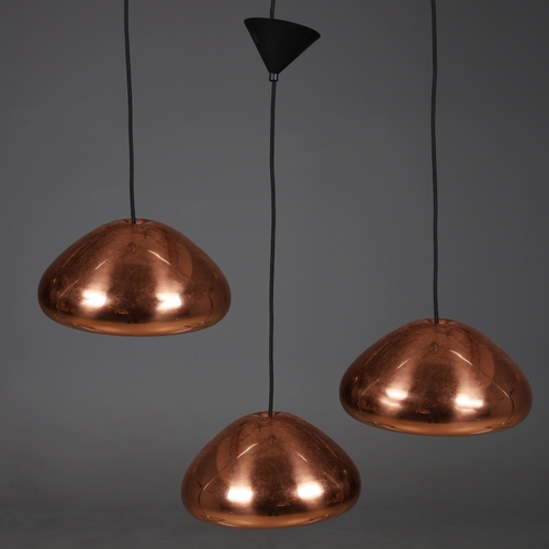 124 - TOM DIXON VOID PENDANT LIGHTS, A SET OF 3. 30cm W. (3).