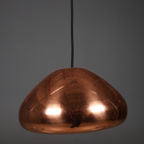 124 - TOM DIXON VOID PENDANT LIGHTS, A SET OF 3. 30cm W. (3).