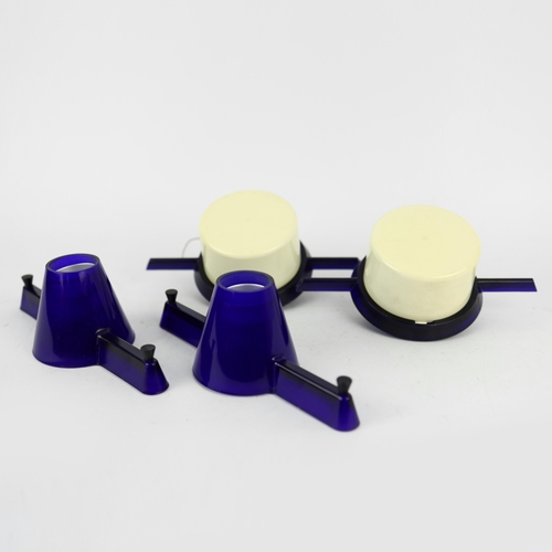 126 - ARTELUCE A660 CRISOL LIGHTS, A PAIR. by King, Arnaldi, and Miranda. (2).