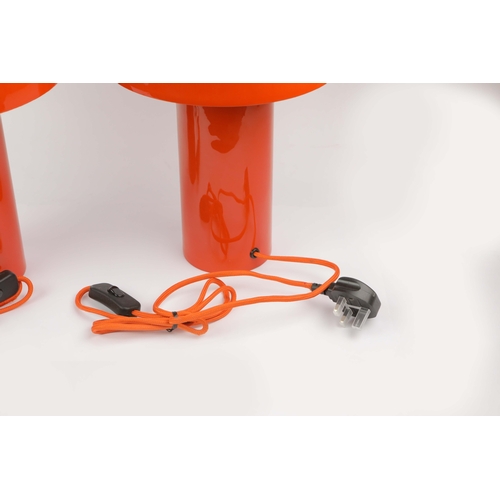 148 - 1970S ITALIAN STYLE TABLE LAMPS, A PAIR. 38cm H each approx. (2).