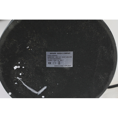 149 - FEATHERED PALM TREE TABLE LAMPS, A PAIR. 75cm H approx. (2).