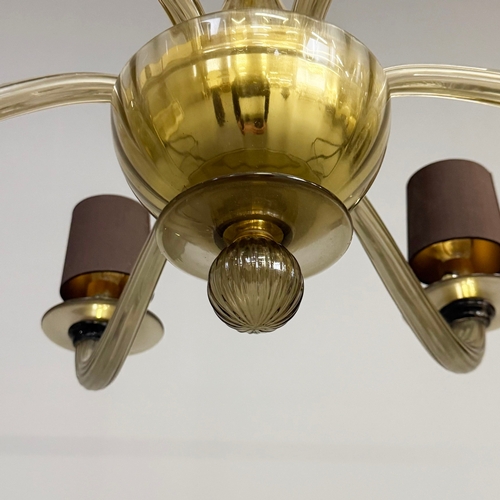 15 - BELLA FIGURA DISC CHANDELIER. 61cm t x 90cm w.