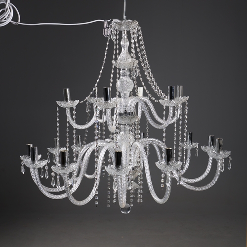 151 - GEORGIAN STYLE CHANDELIER. 18 branch, 92cm drop approx.