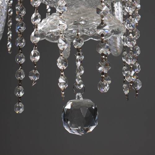 151 - GEORGIAN STYLE CHANDELIER. 18 branch, 92cm drop approx.