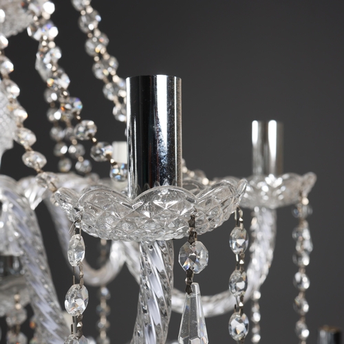 151 - GEORGIAN STYLE CHANDELIER. 18 branch, 92cm drop approx.