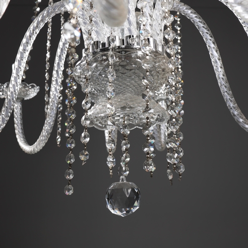 151 - GEORGIAN STYLE CHANDELIER. 18 branch, 92cm drop approx.