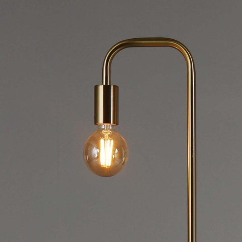 152 - 2 DIFFERING FLOOR LAMPS. 160cm H at tallest approx. (2).