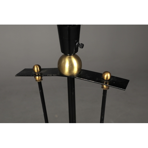 162 - MID-CENTURY ITALIAN FLOOR LAMPS (2). a pair, 139cm H.