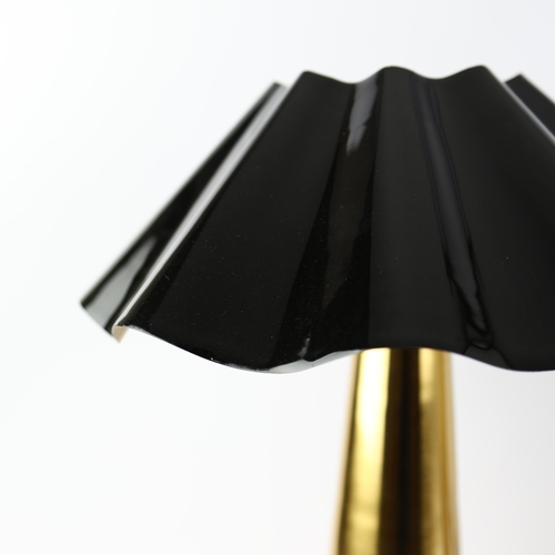 169 - 1970S ITALIAN STYLE TABLE LAMPS, A PAIR. with shades, 49cm H approx. (2).