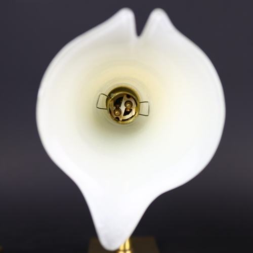 172 - MURANO STYLE GLASS WALL LIGHTS, A SET OF 4. vintage 1980s, 22cm H approx. (4).