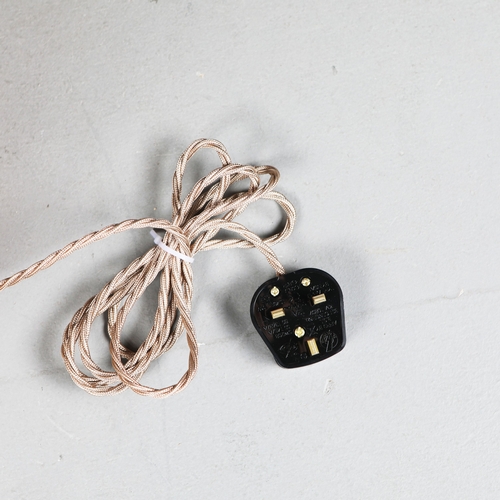 178 - 1960S STYLE BUBBLE GLASS TABLE LAMPS, A PAIR. 60cm H approx. (2).