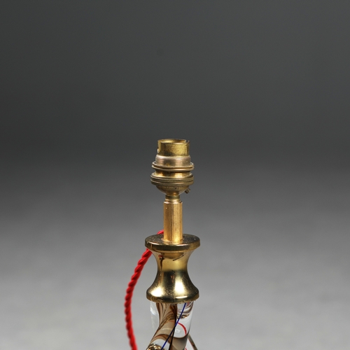 22 - ATTRIBUTED TO HEATHFEILD & CO FREYA TABLE LAMPS, A PAIR. later changed lamp fittings and wiring, 41c... 