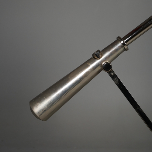 24 - RALPH LAUREN NOLAN LOFT FLOOR LAMP. with shade, 170cm H at tallest approx.