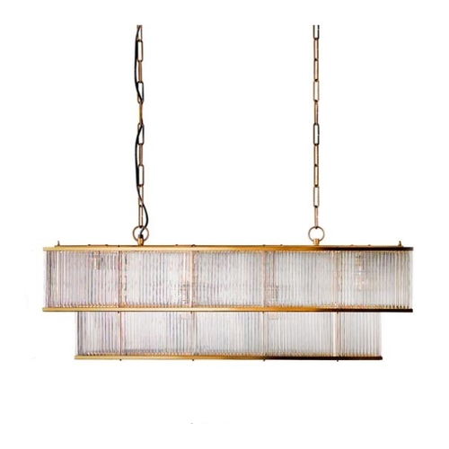 26 - POOKY ODIN CHANDELIER. 100cm W, brand new in box (unchecked).