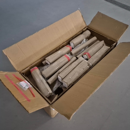 26 - POOKY ODIN CHANDELIER. 100cm W, brand new in box (unchecked).