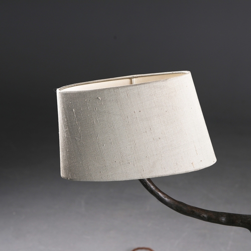 3 - PORTA ROMANA TABLE LAMP. with Porta Romana Shades, 75.5cm H approx.