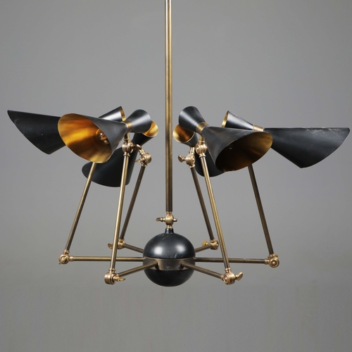 33 - JULIAN CHICHESTER BACCO CHANDELIER. 100cm t.