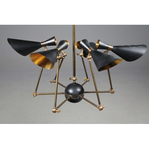 33 - JULIAN CHICHESTER BACCO CHANDELIER. 100cm t.
