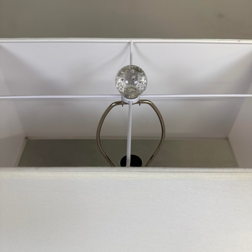 34 - DONGHIA NYMPH TABLE LAMPS, A PAIR. with shades, 61cm H approx. (2).