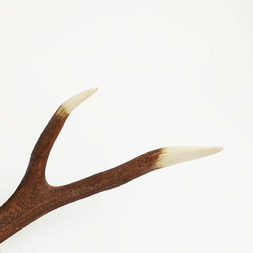 38 - DAVID HUNT LIGHTING LEFT AND RIGHT HAND WALL LIGHTS. (2). with shades, 63cm H each approx. (2).