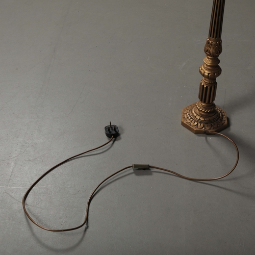 39 - DAVID HUNT LIGHTING COLUMN LAMP. with shade, 106cm H.