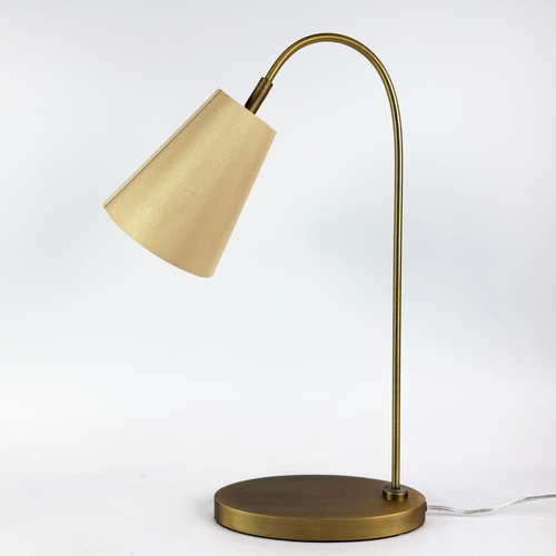 40 - R V ASTLEY SILE DESK LAMPS, A PAIR. 56cm H each approx. (2).