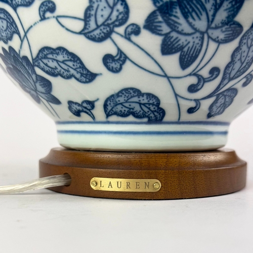 44 - LAUREN RALPH LAUREN HOME TABLE LAMPS, A PAIR. with shades, 66cm H each approx. (2).