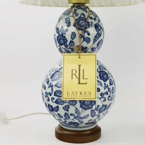 45 - LAUREN RALPH LAUREN HOME TABLE LAMPS, A PAIR. with shades, 50cm H each approx. (2).