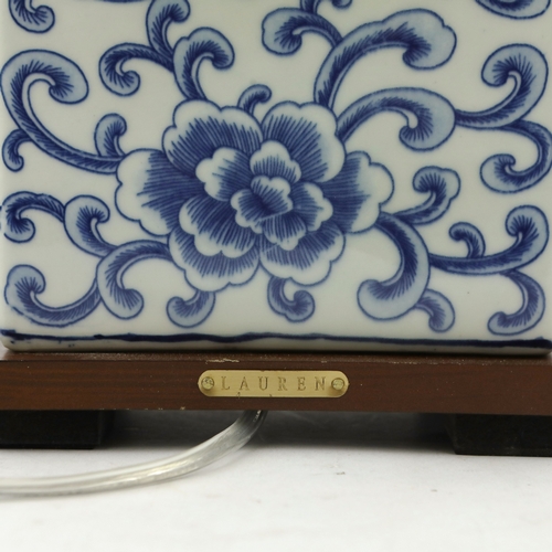 46 - LAUREN RALPH LAUREN HOME TABLE LAMPS, A PAIR. with shades, 42cm H each approx. (2).