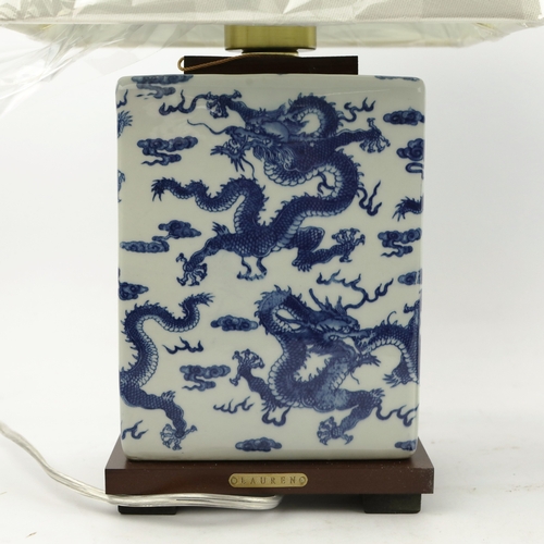 47 - LAUREN RALPH LAUREN HOME TABLE LAMPS, A PAIR. with shades, 42cm H each approx. (2).