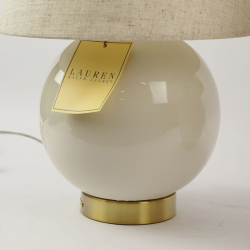 49 - LAUREN RALPH LAUREN HOME TABLE LAMPS, A PAIR. with shades, 46cm H each approx. (2).