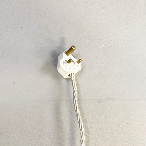 5 - PORTA ROMANA GOURD LAMP. with Porta Romana shade, overall 85cm t including shade.