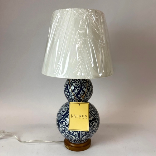 50 - LAUREN RALPH LAUREN HOME TABLE LAMPS, A PAIR. with shades, 49cm H each approx. (2).