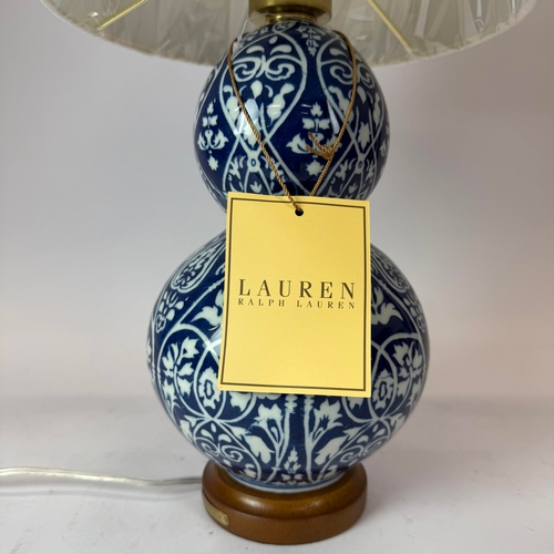 50 - LAUREN RALPH LAUREN HOME TABLE LAMPS, A PAIR. with shades, 49cm H each approx. (2).