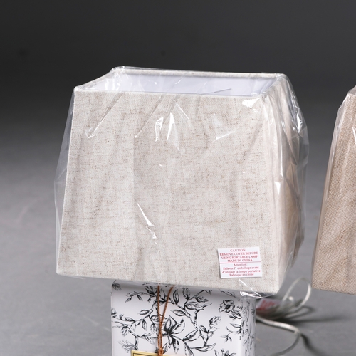 51 - LAUREN RALPH LAUREN HOME TABLE LAMPS, A PAIR. with shades, 41cm H each approx. (2).