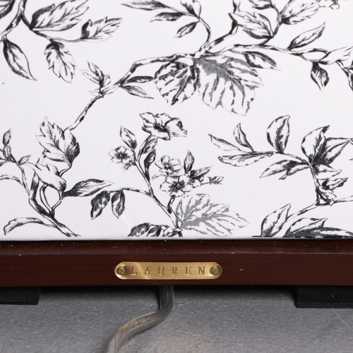 51 - LAUREN RALPH LAUREN HOME TABLE LAMPS, A PAIR. with shades, 41cm H each approx. (2).