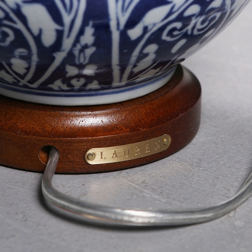 52 - LAUREN RALPH LAUREN HOME TABLE LAMPS, A PAIR. with shades, 49cm H each approx. (2).