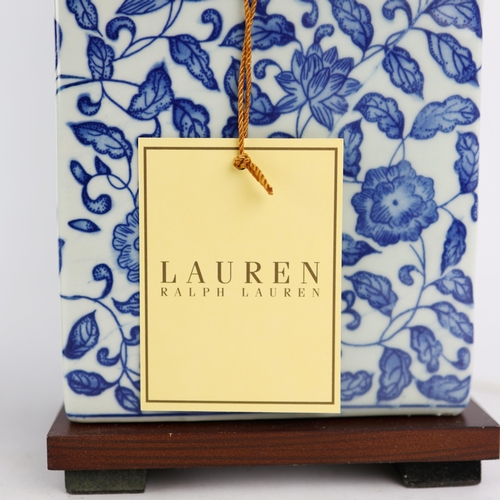 54 - LAUREN RALPH LAUREN HOME TABLE LAMPS, A PAIR. with shades, 41cm H each approx. (2).